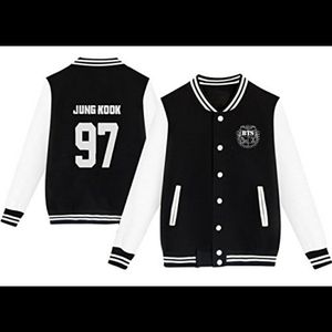 *SOLD* BTS Jungkook varsity jacket